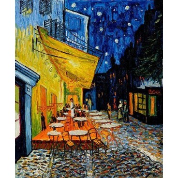 Terrase de café le soir, Van-Gogh